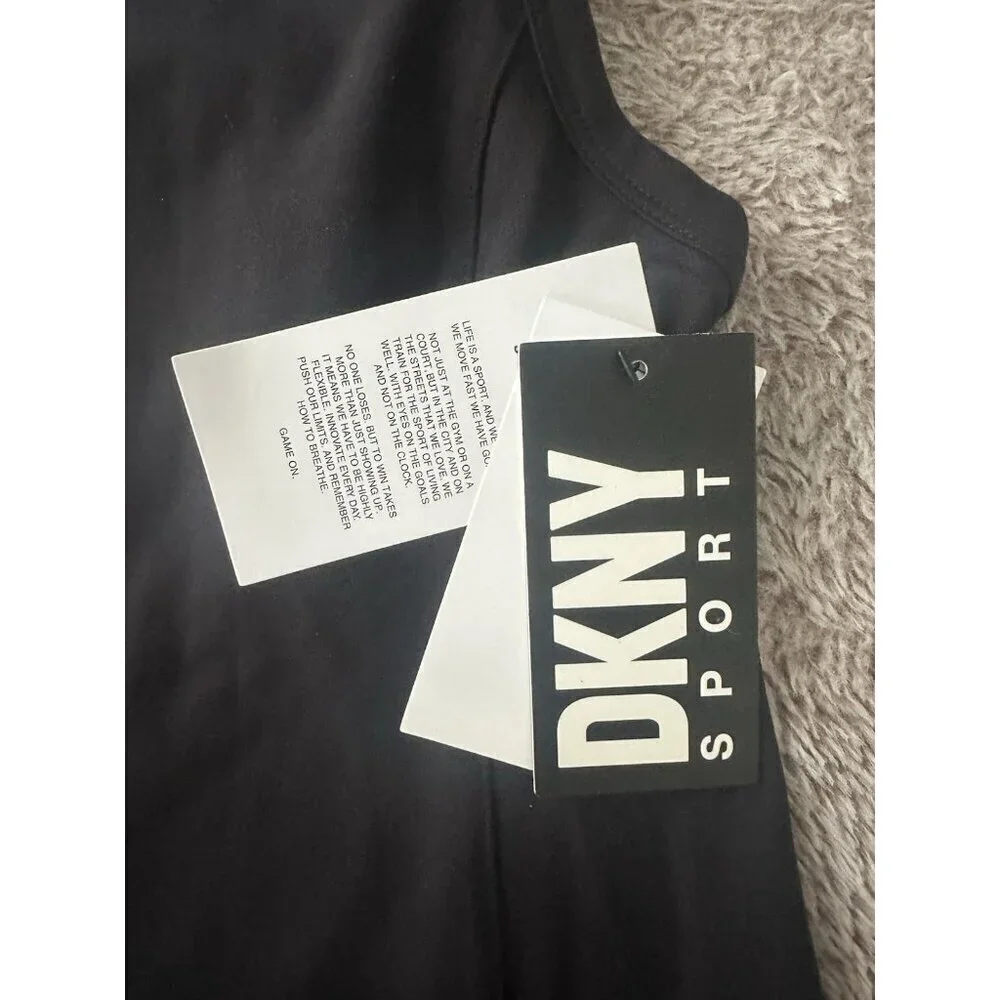 Dkny Sport Women's Regular Fit Racerback Sleeveless Tennis Dress New - Picture 5 of 16